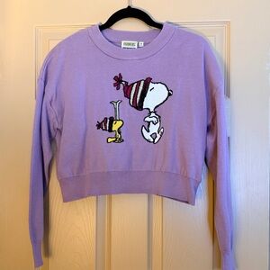 Aeropostale Lavender Peanuts Sweater
